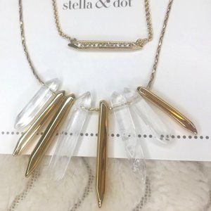 Stella & Dot Rebel Cluster Necklace